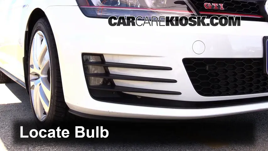 2016 Volkswagen GTI S 2.0L 4 Cyl. Turbo Hatchback (4 Door) Lights Fog Light (replace bulb)
